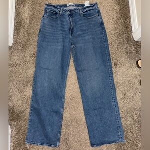 Abercrombie & Fitch Straight Leg Blue Jeans